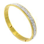 Gold & Diamond-Studded Bracelet