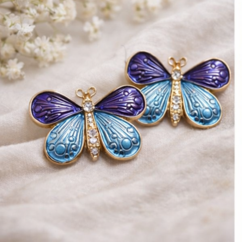 Royal Wing Butterfly Earrings